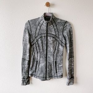 lululemon Define Jacket, gray printed, Size 4